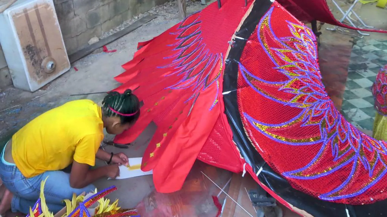 How Carnival Mas Costumes Are Made